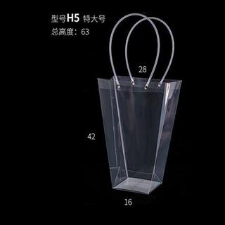 Combo 10Túi H Nhựa Trong Suốt Đựng Hoa Tươi Hoa Sáp Quà Tặng Form Đứng Đẹp Đa Năng Chất Liệu Nhựa Trong Suốt Sang Trọng
