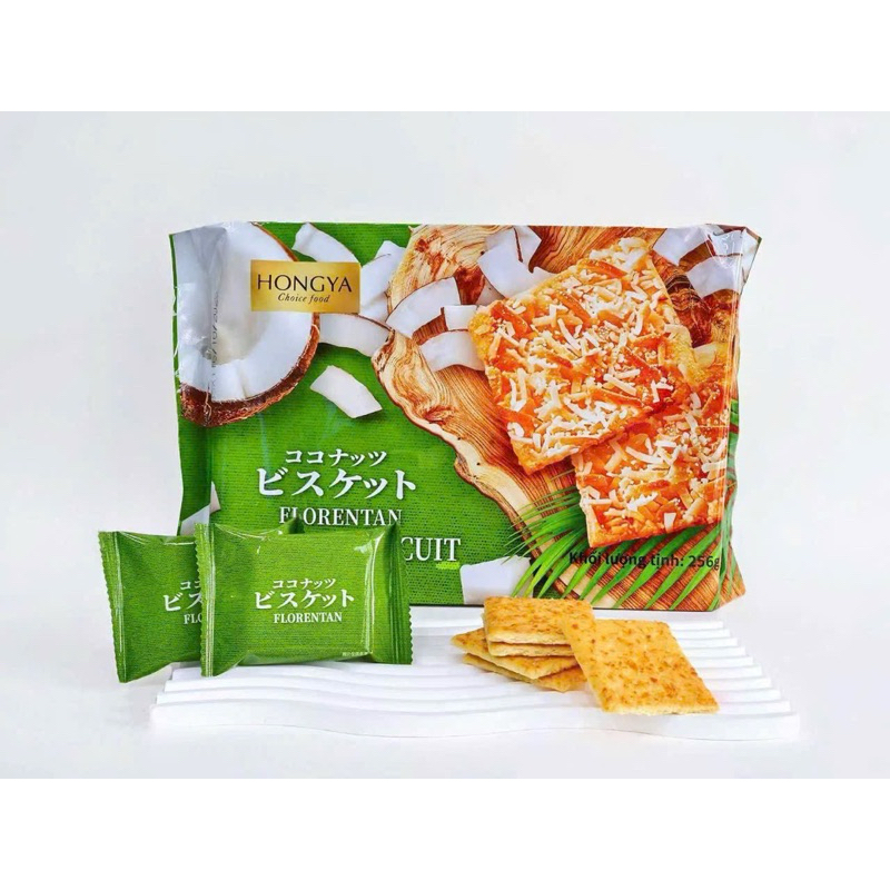 🌴 Bánh quy dừa Florentan HONGYA – Hương vị giòn tan, béo ngậy từ thiên nhiên 🌴 anvatgiare