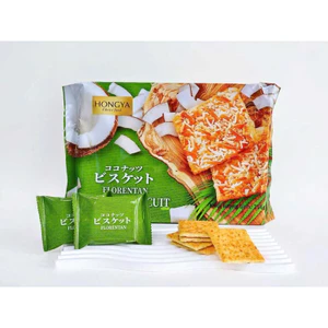 🌴 Bánh quy dừa Florentan HONGYA – Hương vị giòn tan, béo ngậy từ thiên nhiên 🌴