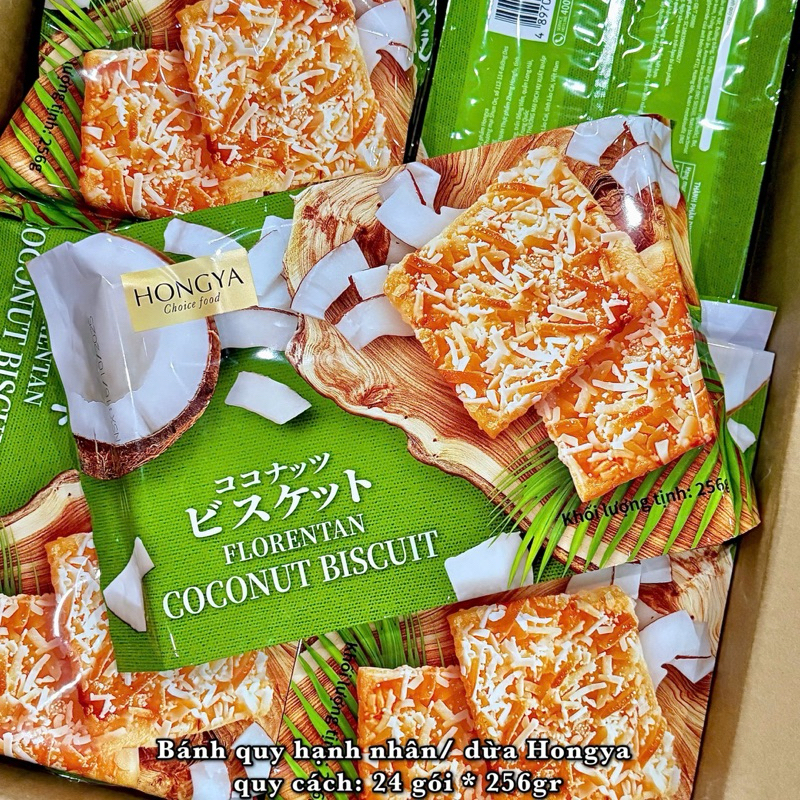 🌴 Bánh quy dừa Florentan HONGYA – Hương vị giòn tan, béo ngậy từ thiên nhiên 🌴 anvatgiare