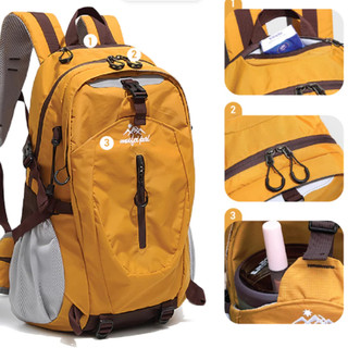 Balo du lịch nam nữ 33L balo đi phượt leo núi chất liệu vải oxford bền chống nước nhiều ngăn tiện dụng đựng laptop B59