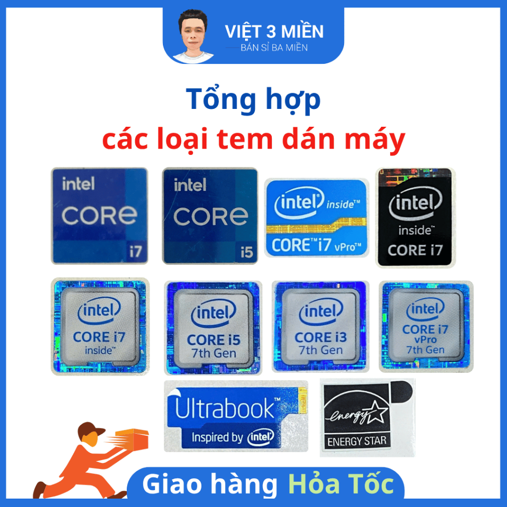 Tổng Hợp Tem Dán Intel Core i3/i5/i7 Gen Nhiều Thế Hệ – Sticker Laptop ...
