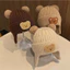 Mũ len tai gấu cho bé – Mũ len giữ ấm mùa đông siêu xinh hình gấu Teddy có tai, phong cách Hàn Quốc
