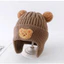 Mũ len tai gấu cho bé – Mũ len giữ ấm mùa đông siêu xinh hình gấu Teddy có tai, phong cách Hàn Quốc
