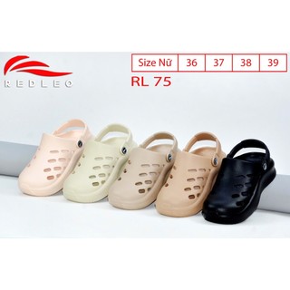 (Chính hãng) Dép sục nữ REDLEO DRL-75 , dép nữ quai hậu đúc nguyên khối cao 5cm êm mềm nhẹ