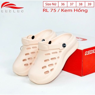 (Chính hãng) Dép sục nữ REDLEO DRL-75 , dép nữ quai hậu đúc nguyên khối cao 5cm êm mềm nhẹ