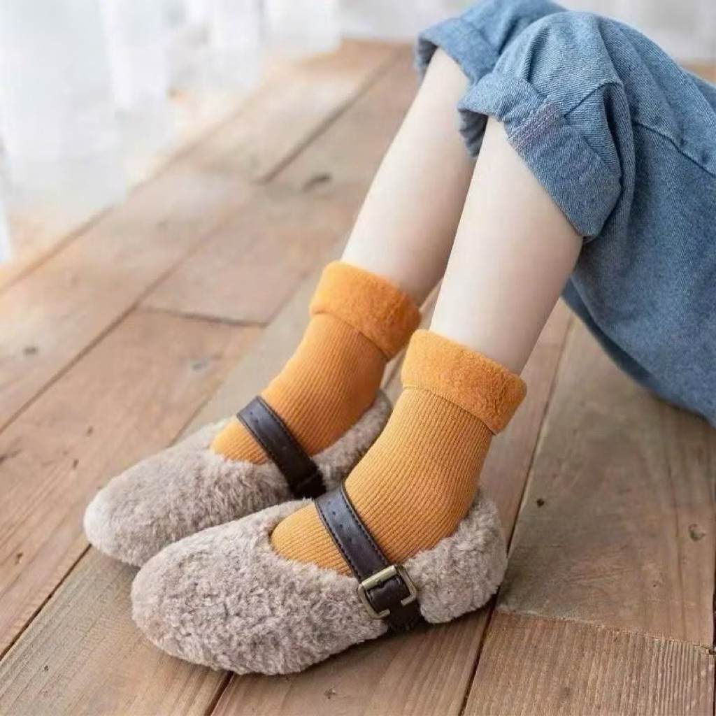 Set 20 đôi tất lót lông - Tất vớ mùa đông giũ ấm chân