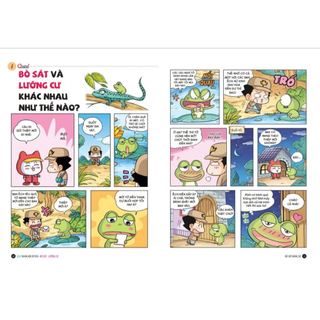 Sách: Quiz! Khoa học kì thú - Bò sát - Lưỡng cư