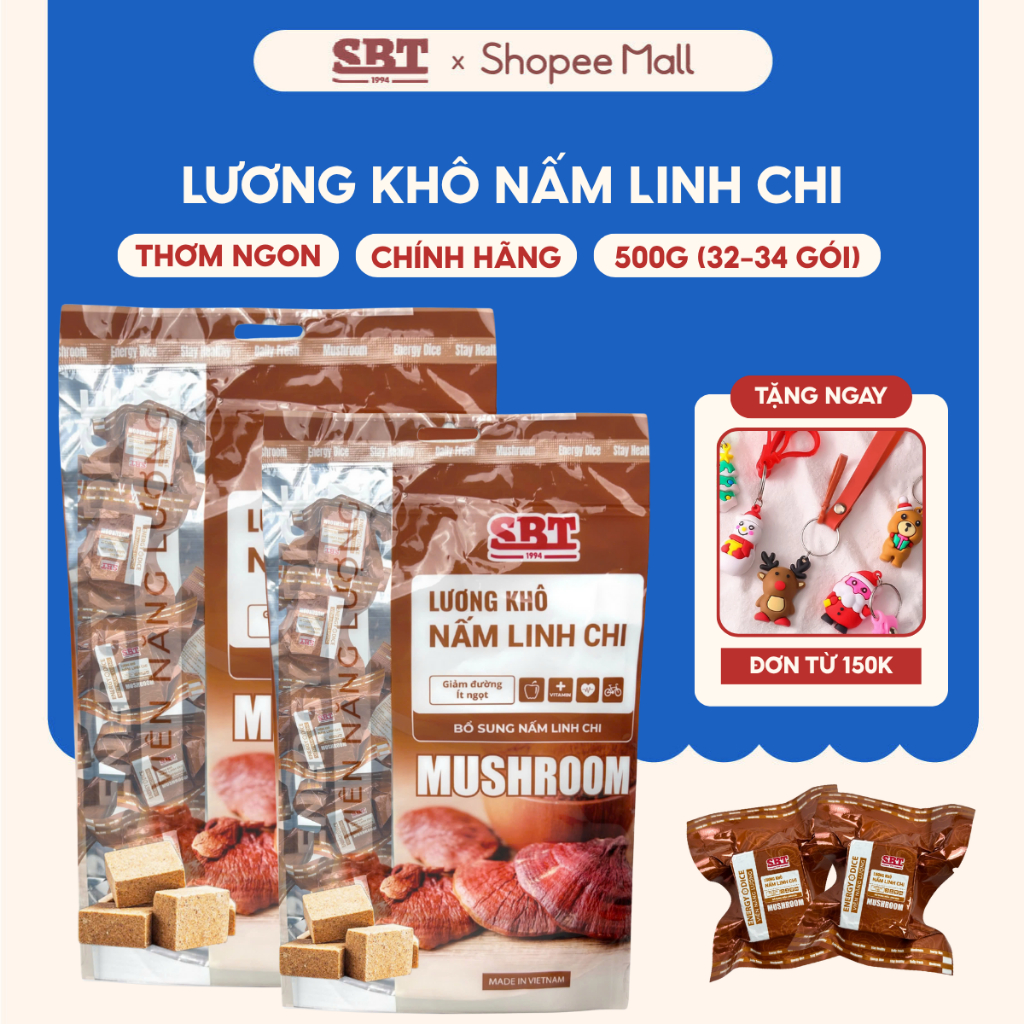 Lương Khô SBT Vị Nấm Linh Chi Gói 500g Giảm Đường Ít Ngọt, Thơm Ngon ...