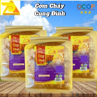 Combo 3 Gói Cơm Cháy Chà Bông Cung Đình - Đồ Ăn Vặt Ngon Giòn Rụm- Đặc Sản Ninh Bình- Túi Giấy 250g