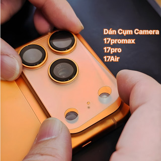 Miếng dán bảo vệ cụm camera 17promax 17pro 17air NANO dẻo