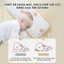 Gối Điều Hoà IQKAO Chất Liệu Tencel Cao Cấp – Mát, Thấm Hút Tốt, Dịu Êm Cho Làn Da Nhạy Cảm Của Bé