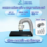 [Chính hãng] Combo máng hút khói sơn tĩnh điện Plus điều ốc kèm quạt hút khói NEFA nhà bếp, công nghiệp tiết kiệm điện — ảnh 2