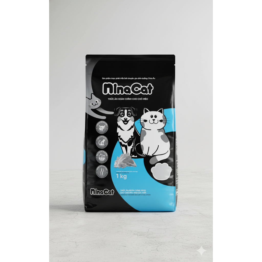 GIÁ HỦY DIỆT-Hạt cho mèo Nina Cat, hạt cho chó mèo cao cấp NinaCat, HÀNG CHÍNH HÃNG