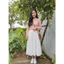 2HAND NHẬT ÁO CROCHET SỢI MỀM HỒNG PHẤN