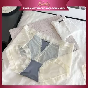 Quần lót ren cạp cao ôm trọn Lalaly L37 – Che bụng nhẹ, nâng mông, chất ren lụa mềm mịn quyến rũ