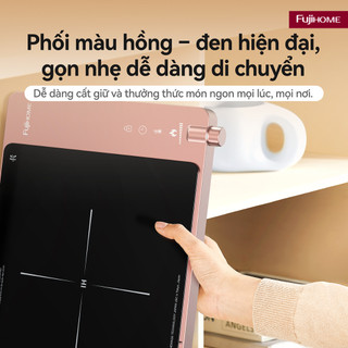 Bếp Từ Đơn Fujihome IC1207P - 9 mức công suất (200–1900W) - Cấp nhiệt liên tục - có khóa trẻ em