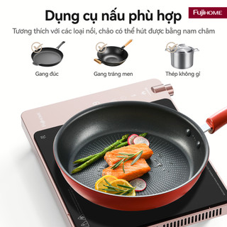 Bếp Từ Đơn Fujihome IC1207P - 9 mức công suất (200–1900W) - Cấp nhiệt liên tục - có khóa trẻ em