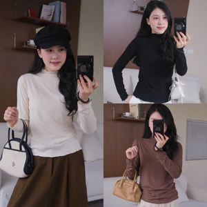 Áo thun dài tay giữ nhiệt cổ leo 3 phân the.sweaterweather TSW (ảnh thật)