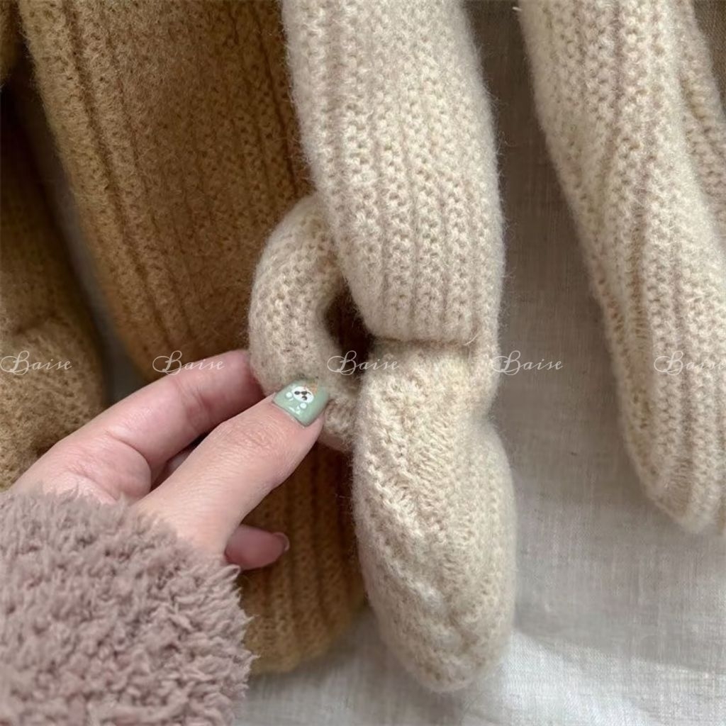 Khăn Len Cài Lỗ Hàn Quốc Mềm Mịn Giữ Ấm Cổ Mùa Đông