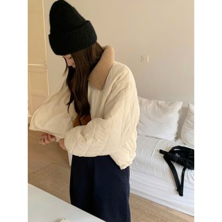 Áo Khoác Phao Trám Nữ Kéo Khóa Trần Bông Form Vừa QCCC Cao Cấp