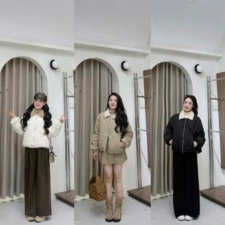 Áo Khoác Phao Trám Nữ Kéo Khóa Trần Bông Form Vừa QCCC Cao Cấp