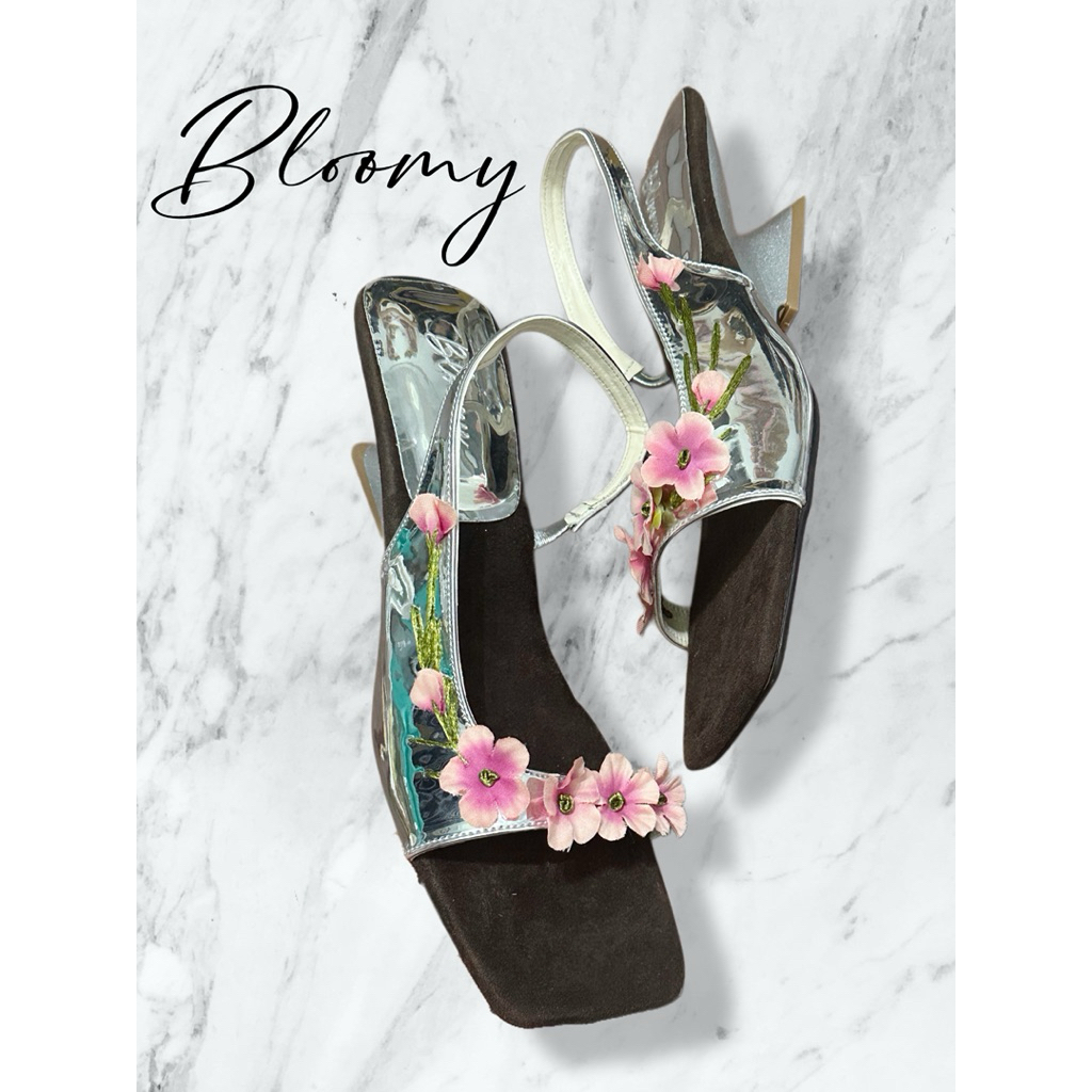 Giày Sandal 5cm Hoa Anh Đào Bloomy
