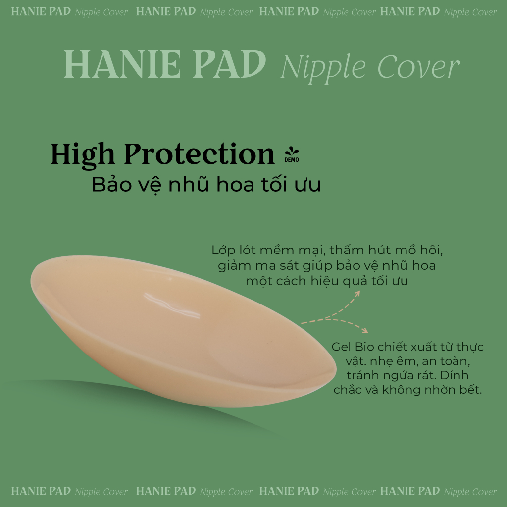 Hanie Pad - miếng dán ngực silicon sinh nhiệt tự thân - sẵn SLL giao sỉ