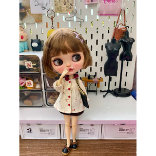 Ao sơmi cherry size blythe,ob24,xinyi