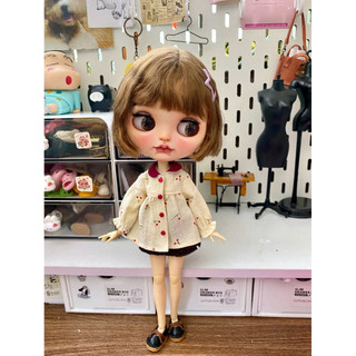 Ao sơmi cherry size blythe,ob24,xinyi
