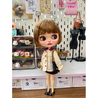 Ao sơmi cherry size blythe,ob24,xinyi