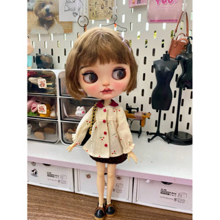 Ao sơmi cherry size blythe,ob24,xinyi