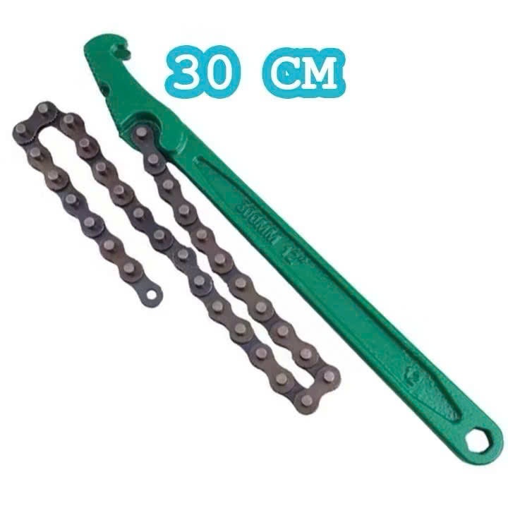 Cờ lê xích thép 9″ 12″ 16″ – xích đôi, răng cưa mở nắp lọc nhớt – dụng cụ cơ khí chuyên nghiệp