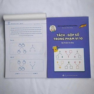 Sách - Toán Tư Duy Tách Gộp Số Trong Phạm Vi 10 - Dành Cho Trẻ Từ 4-8 Tuổi - Tự Tin Vào Lớp 1 (12)