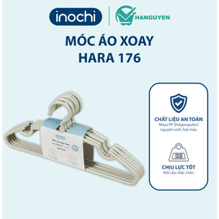Bộ 5 móc quần áo xoay lớn Hara 176 Inochi – móc treo cao cấp, không cong vênh do thời tiết