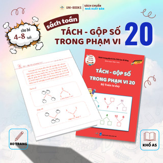 Sách-Bộ 7 Quyển Các Phép Tính Tách, Gộp, Cộng Trừ Trong Phạm Vi 100 - Phù Hợp Cho Bé Từ 4-8 Tuổi(15)