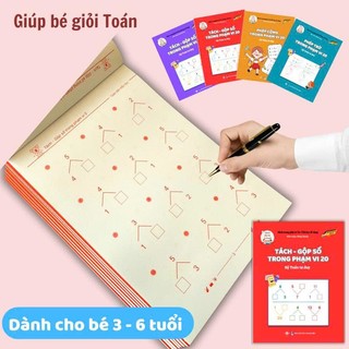 Sách-Tách Gộp Số Trong Phạm Vi 20-Giúp Con Tự Tin Vào Lớp 1-Bài Tập Toán Cho Trẻ Từ 4 Đến 8 Tuổi [0]