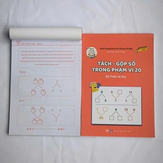 Sách-Tách Gộp Số Trong Phạm Vi 20-Giúp Con Tự Tin Vào Lớp 1-Bài Tập Toán Cho Trẻ Từ 4 Đến 8 Tuổi [0]