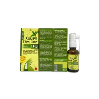 Xịt Họng Keo Ong Xuyên Tâm Liên HQ Hỗ Trợ Giảm Ho Và Đau Ngứa Rát Họng (Chai 30ml)