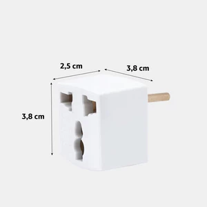Quà tặng ổ chuyển đổi cho Nồi chiên hơi nước lò nướng hấp QCOOKO công suất 1950W, cài đặt sẵn 16 chế độ