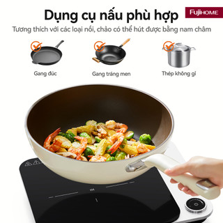 Bếp Từ Đơn Fujihome IC1901W - 9 Mức công suất (200–1900W) - có khóa trẻ em - Cấp nhiệt liên tục