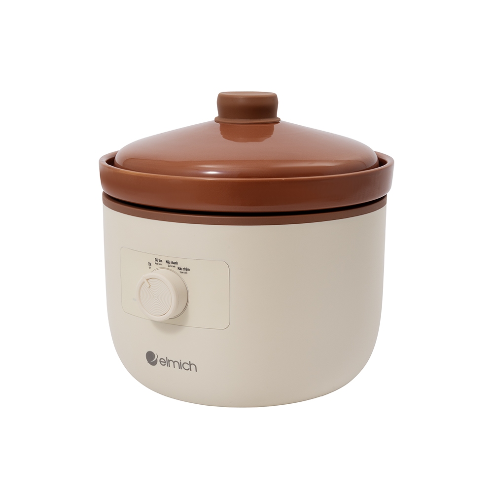 Nồi nấu chậm sứ cao cấp  Elmich 2.5L SCE0429