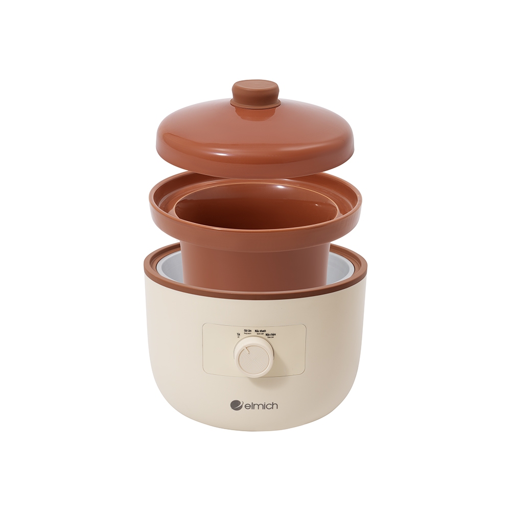 Nồi nấu chậm sứ cao cấp  Elmich 2.5L SCE0429