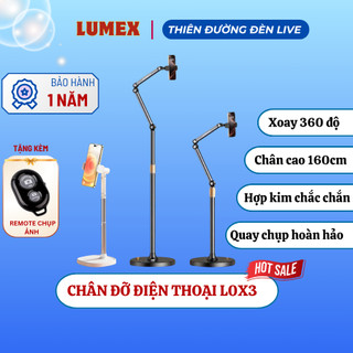Gậy Đỡ Điện Thoại L0X3 Xoay 360 Độ, Giá Đỡ Điện Thoại Livestream quay video - Chất Liệu Hợp Kim Nhôm Cao Cấp