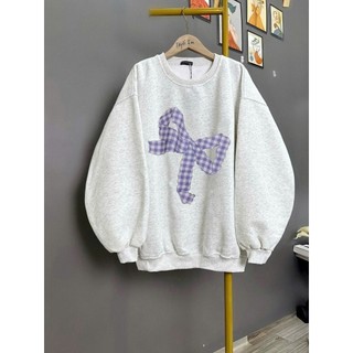 Áo nỉ bông  Sweater cổ tròn dài tay mùa đông form Bigsize nam nữ 40-78kg-quanaothuba