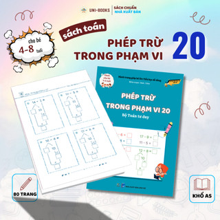 Sách-Bộ 7 Quyển Các Phép Tính Tách, Gộp, Cộng Trừ Trong Phạm Vi 100 - Phù Hợp Cho Bé Từ 4-8 Tuổi(15)
