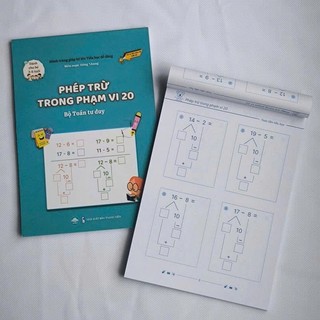 Sách-Bộ 7 Quyển Các Phép Tính Tách, Gộp, Cộng Trừ Trong Phạm Vi 100 - Phù Hợp Cho Bé Từ 4-8 Tuổi(17)