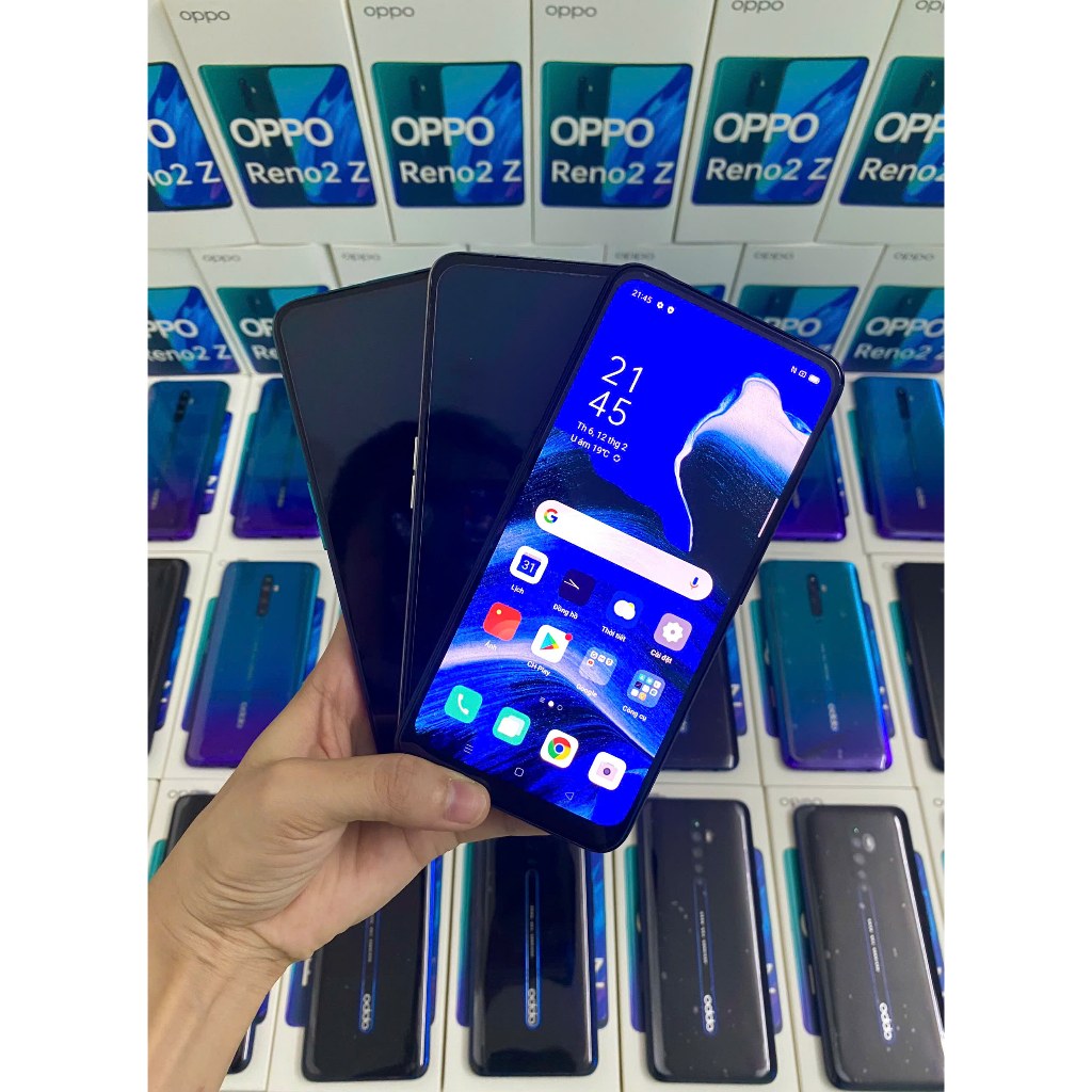 [Chính hãng] Điện thoại Oppo Reno 2Z 8GB/256GB Nguyên zin Đẹp keng Cam Thụt Thò kèm cường lực ốp BH 06 tháng