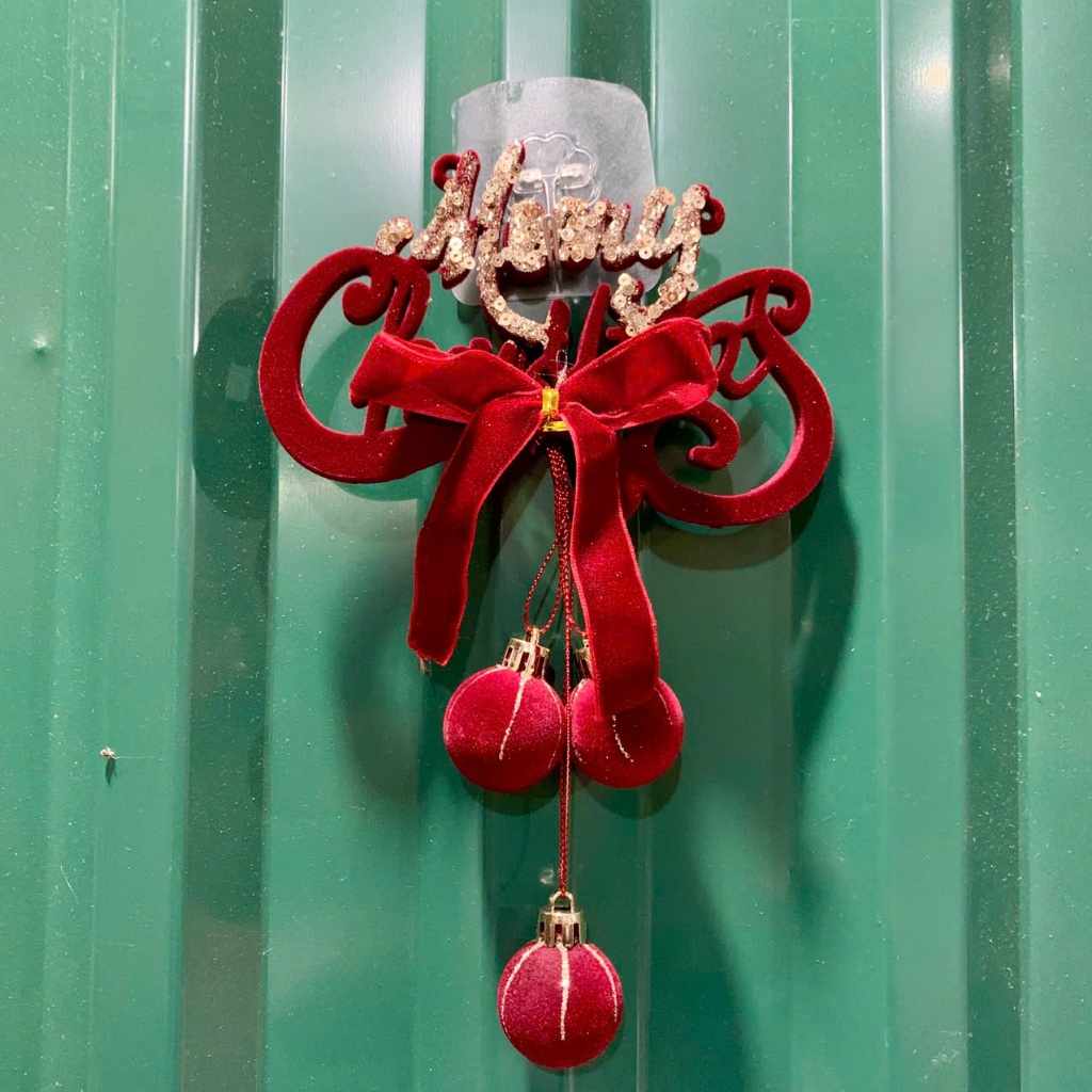 CHUÔNG NHUNG PHỤ KIỆN TRANG TRÍ GIÁNG SINH NOEL, decor giáng sinh cao cấp