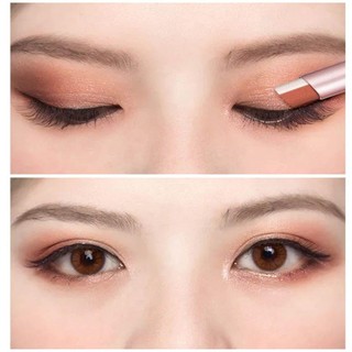 Combo 2 cây Phấn Mắt Dạng Thỏi Kashil 2 Màu Gradient Chống Nước Chống Mồ Hôi Không Phai Màu Lâu Trôi